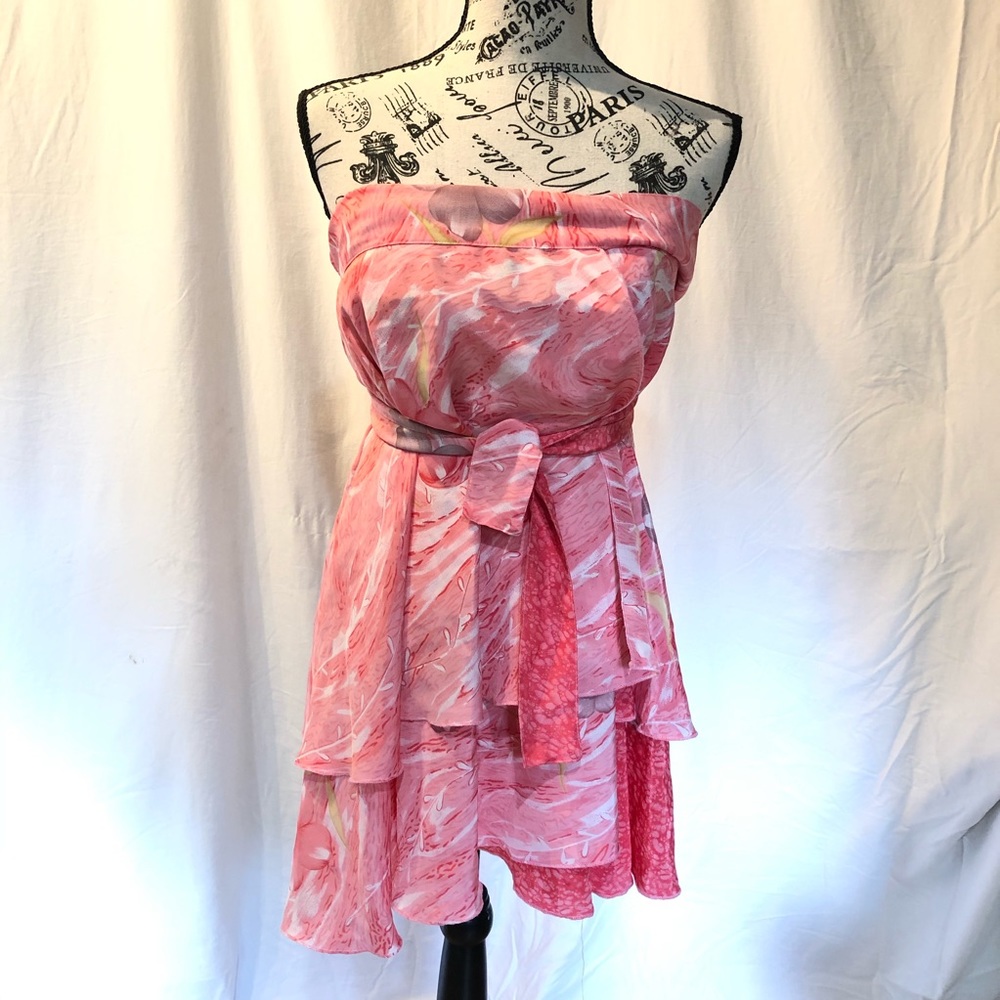 Swim Wrap Coverup Pink Floral Versatile